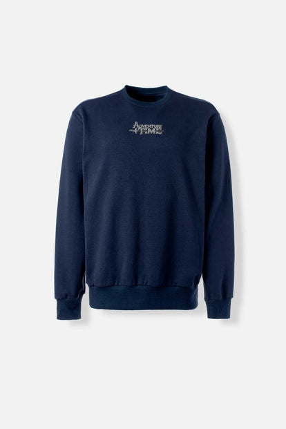  BUZO  DE ADVENTURE TIME CERRADO AZUL PARA HOMBRE