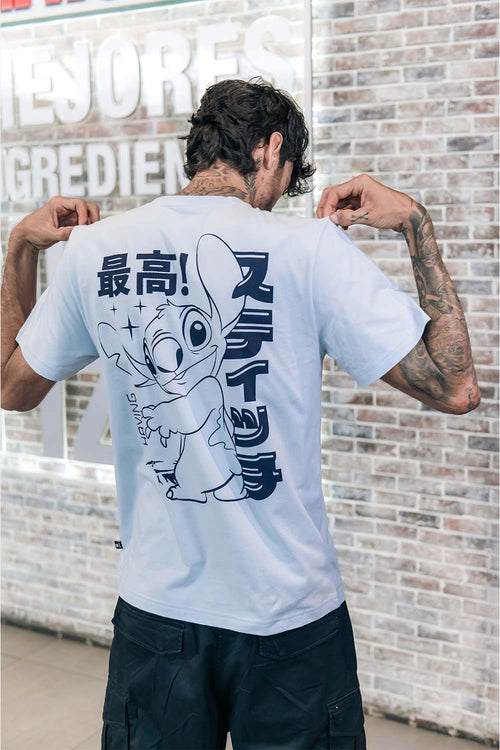 Card slide image -  CAMISETA DE STITCH MANGA CORTA PARA HOMBRE