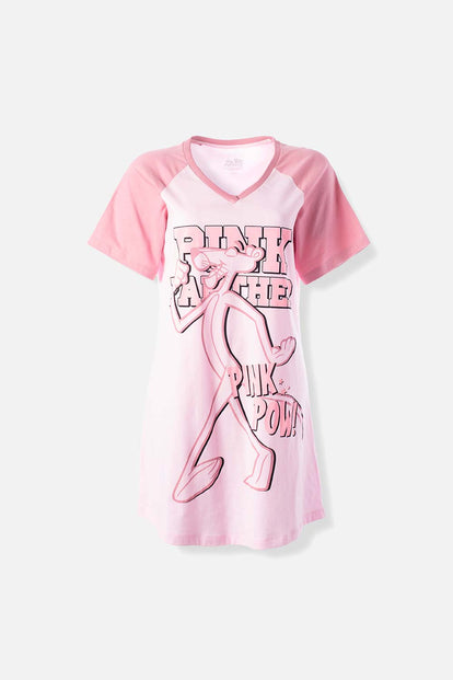  PIJAMA DE PANTERA ROSA TIPO BATOLA PARA MUJER