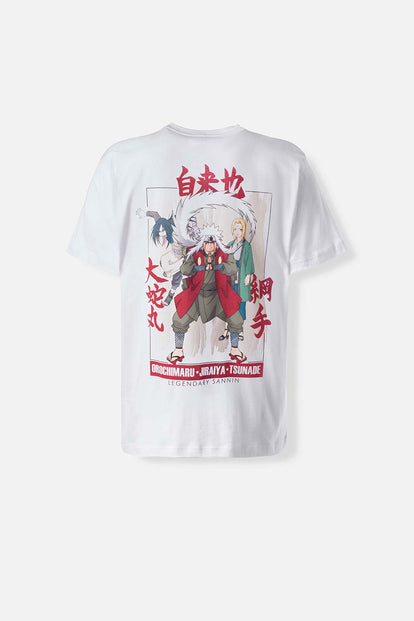  CAMISETA DE NARUTO SHIPPUDEN OVERSIZED FIT PARA HOMBRE