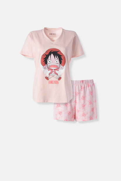 PIJAMA DE ONE PIECE DE PANTALÓN CORTO PARA MUJER