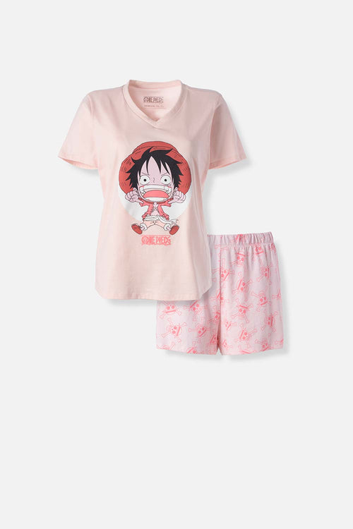 PIJAMA DE ONE PIECE DE PANTALÓN CORTO PARA MUJER