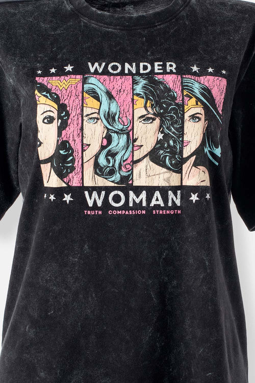 CAMISETA DE WONDER WOMAN REGULAR FIT PARA MUJER