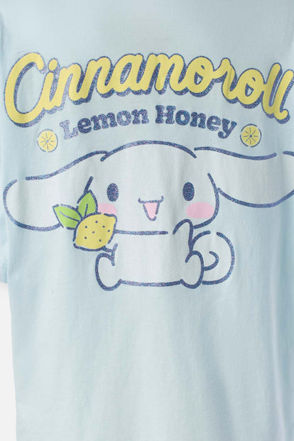  CAMISETA DE CINNAMOROLL REGULAR FIT PARA MUJER