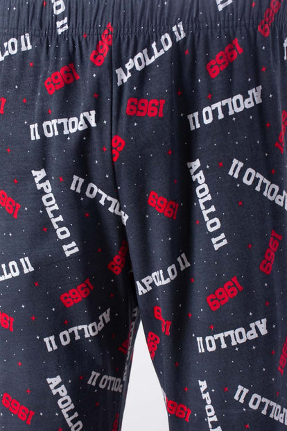  PIJAMA DE NASA CON PANTALÓN LARGO PARA HOMBRE