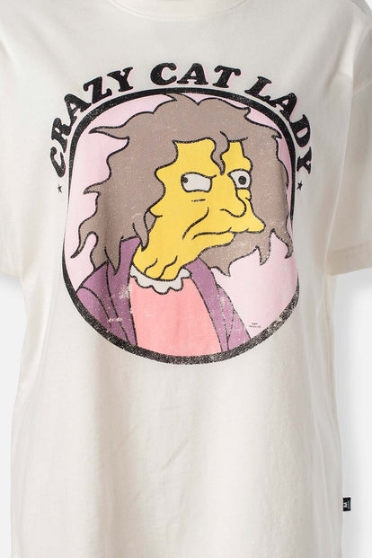 CAMISETA DE LOS SIMPSONS RELAX FIT PARA MUJER