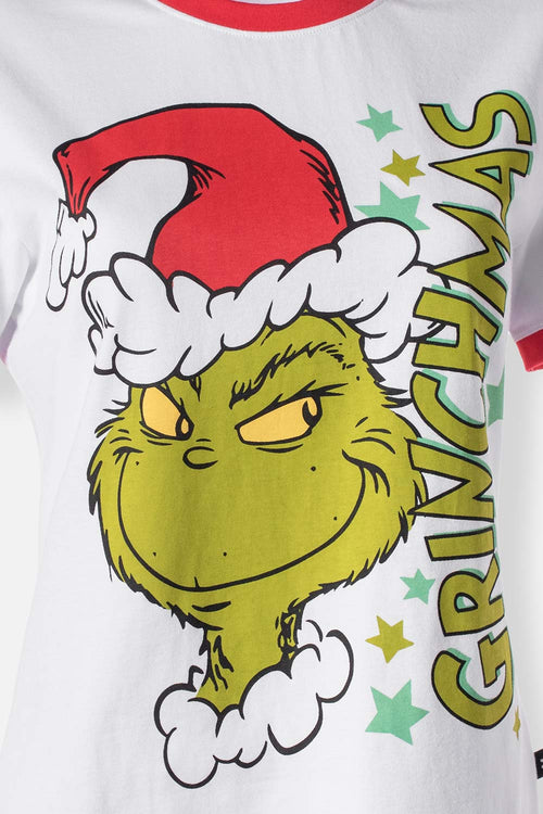 Card slide image -  CAMISETA THE GRINCH SLIM FIR PARA MUJER