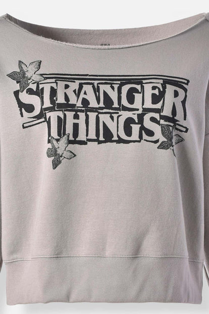  BUZO DE STRANGER THINGS OVERSIZED FIT PARA MUJER