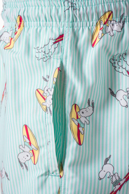 Card slide image -  PANTALONETA DE BAÑO DE SNOOPY AZUL PARA HOMBRE