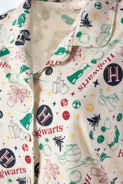  PIJAMA DE HARRY POTTER CON PANTALON LARGO PARA MUJER