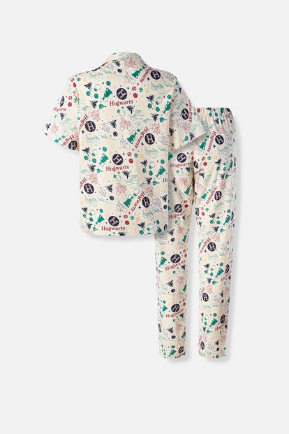  PIJAMA DE HARRY POTTER CON PANTALON LARGO PARA MUJER