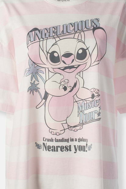  CAMISETA DE LILO Y STITCH OVERSIZED FIT PARA MUJER