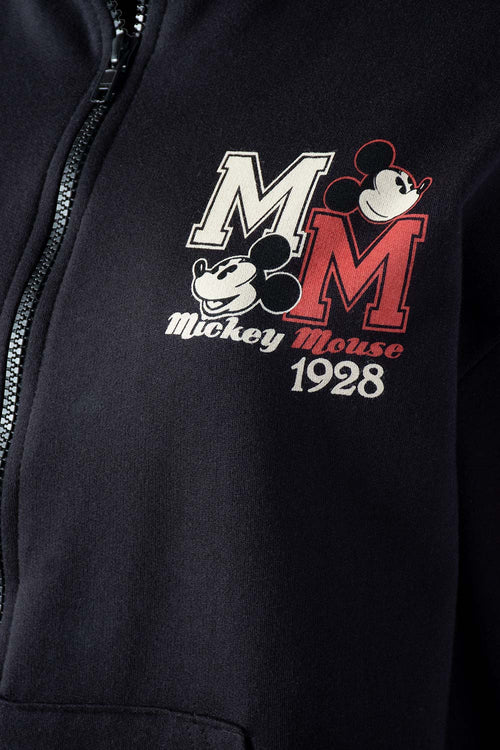 Card slide image -  BUZO DE MICKEY MOUSE CON CIERRE PARA MUJER