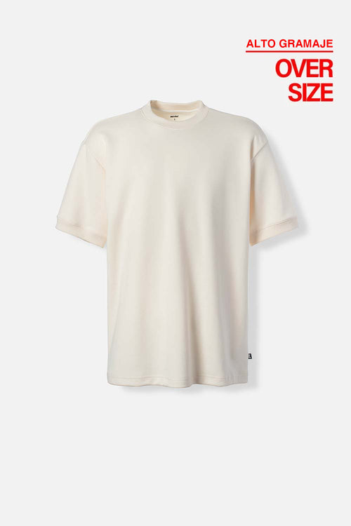 Card slide image -  CAMISETA DE MOVIES OVERSIZE MARFIL PARA HOMBRE