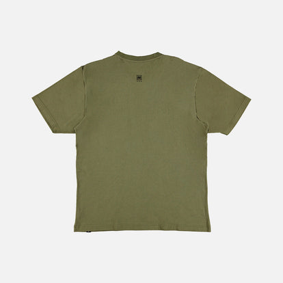  CAMISETA MOVIES MANGA CORTA VERDE MILITAR PARA HOMBRE