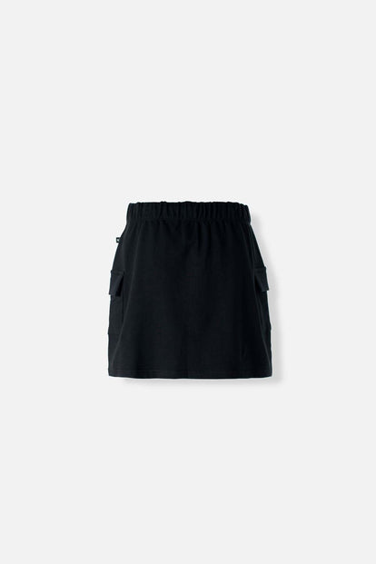  FALDA DE MOVIES TIPO CARGO NEGRA PARA MUJER