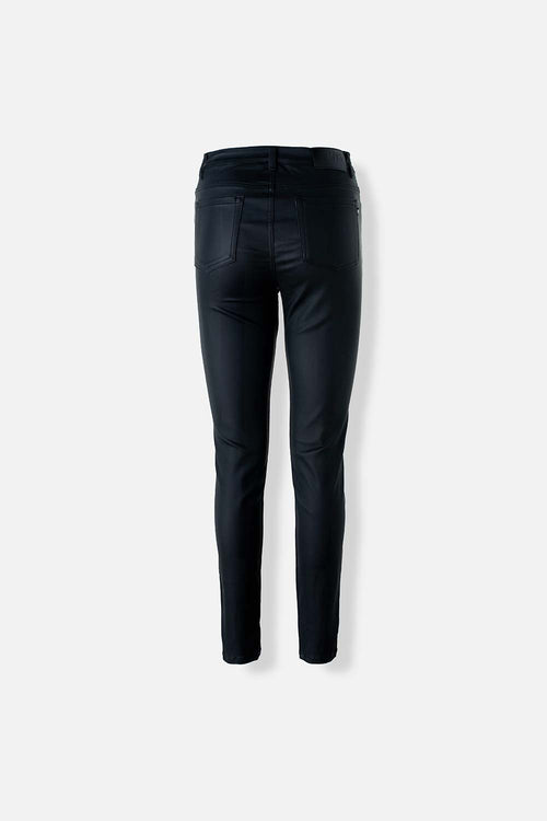 Card slide image -  PANTALÓN DE MOVIES NEGRO EFECTO CUERO PARA MUJER