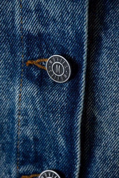  CHAQUETA DE MOVIES DENIM TONO MEDIO OSCURO PARA MUJER