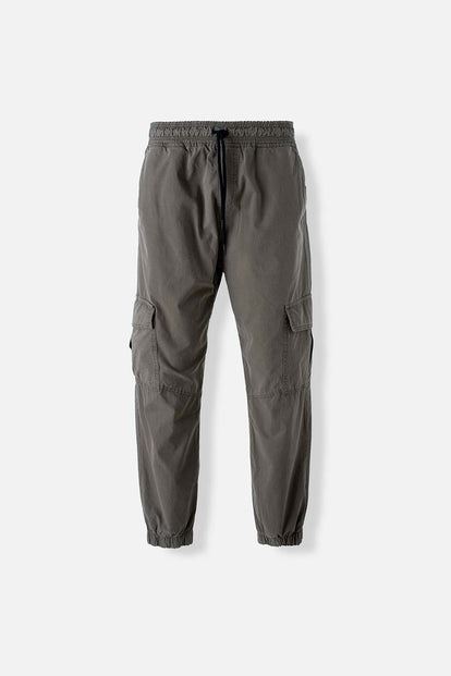  JOGGER DE MOVIES VERDE MILITAR TIPO CARGO PARA HOMBRE
