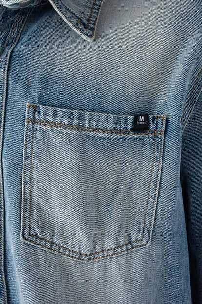 CHAQUETA DE MOVIES TONO MEDIO EN DENIM PARA HOMBRE