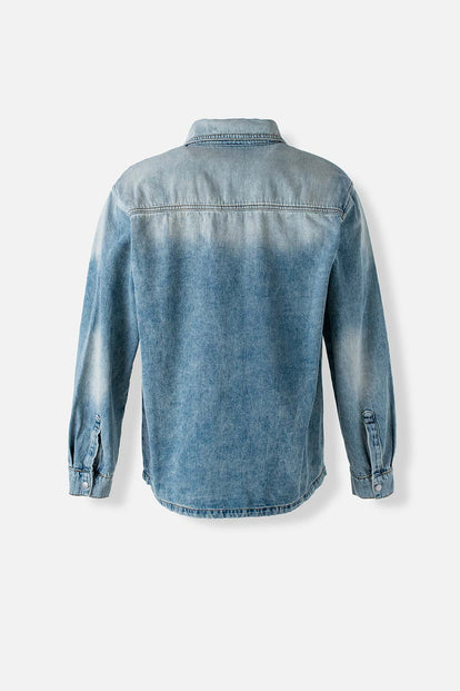  CHAQUETA DE MOVIES TONO MEDIO EN DENIM PARA HOMBRE