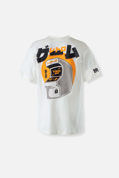  CAMISETA MOVIES MARFIL DE MANGA CORTA GÉNERO NEUTRO