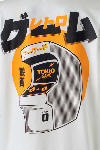  CAMISETA MOVIES MARFIL DE MANGA CORTA GÉNERO NEUTRO