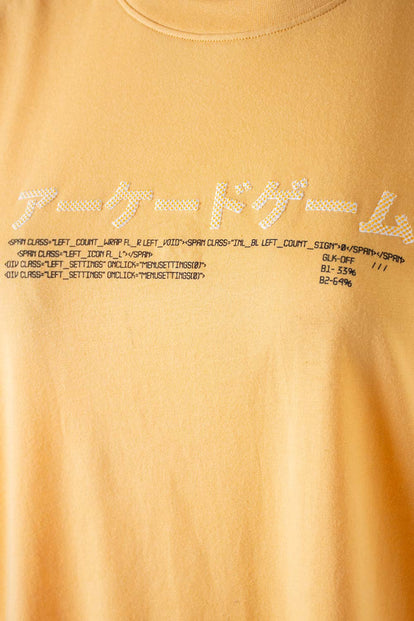  CAMISETA MOVIES AMARILLO TRIGO DE CUELLO REDONDO GÉNERO NEUTRO