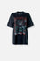 CAMISETA MOVIES NEGRA DE MANGA CORTA UNISEX