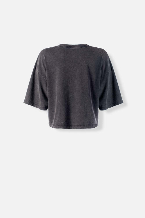 Card slide image -  CAMISETA DE METALLICA BOXY FIT GRIS PARA MUJER