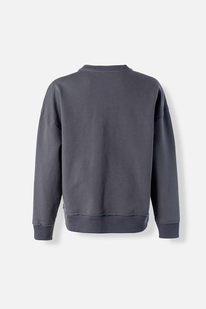  BUZO DE DEF LEPPARD CERRADO GRIS GRAFITO PARA MUJER