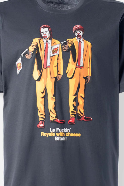  CAMISETA DE MOVIES MANGA CORTA GRIS GRAFITO PARA HOMBRE