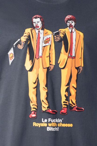  CAMISETA DE MOVIES MANGA CORTA GRIS GRAFITO PARA HOMBRE