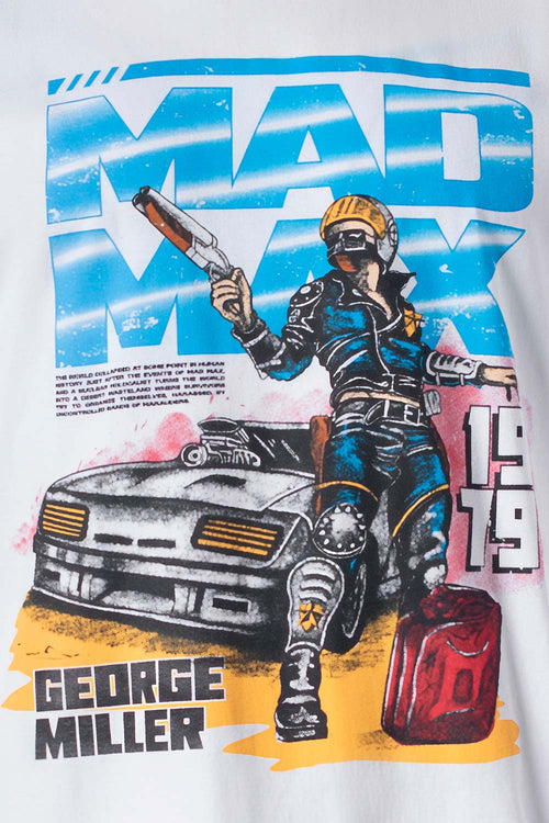 Card slide image -  CAMISETA DE MOVIES CUELLO REDONDO BLANCA PARA HOMBRE