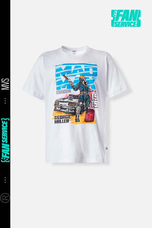 Card slide image -  CAMISETA DE MOVIES CUELLO REDONDO BLANCA PARA HOMBRE