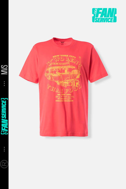  CAMISETA DE MOVIES CUELLO REDONDO ROJO PARA HOMBRE