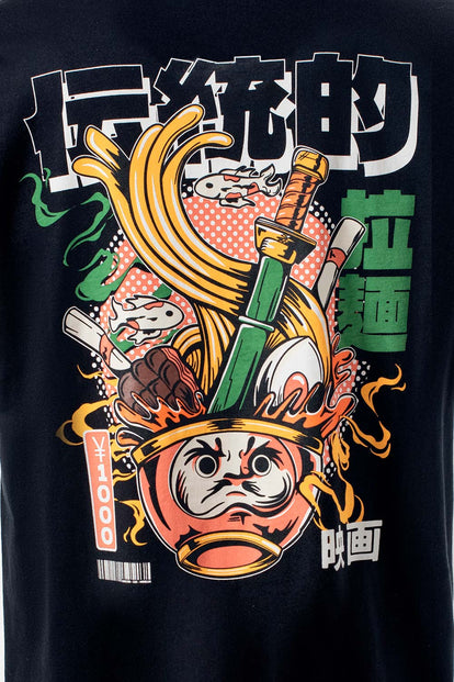  CAMISETA DE MOVIES MANGA CORTA NEGRA PARA HOMBRE