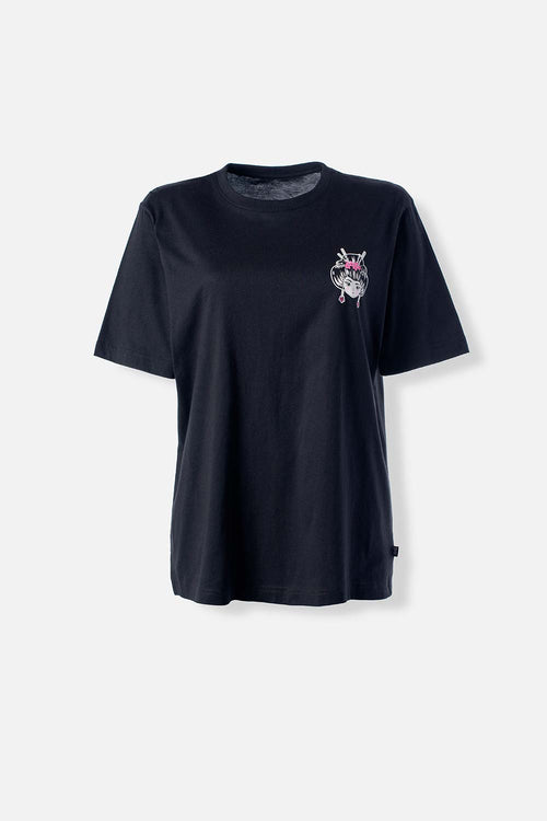 Card slide image -  CAMISETA DE MOVIES MANGA CORTA NEGRA PARA MUJER