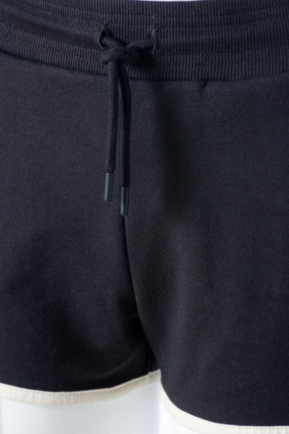 SHORT DE MOVIES CON CINTURA ELÁSTICA NEGRO PARA MUJER