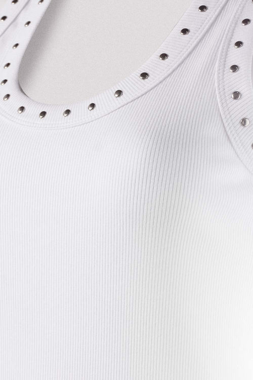 Card slide image -  CAMISETA DE MOVIES BLANCA SLIM FIT PARA MUJER