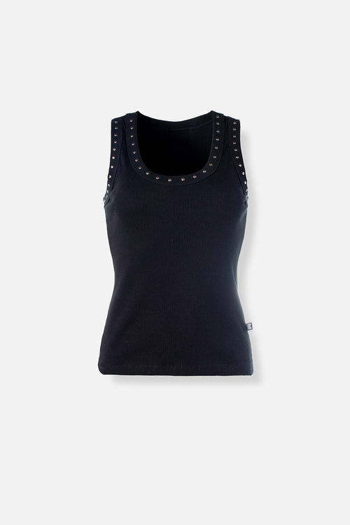 Card slide image -  CAMISETA DE MOVIES NEGRA SLIM FIT PARA MUJER