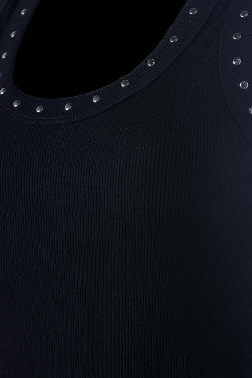 Card slide image -  CAMISETA DE MOVIES NEGRA SLIM FIT PARA MUJER