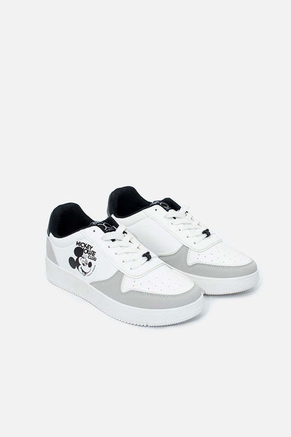  TENIS DE MICKEY MOUSE BLANCOS PARA MUJER