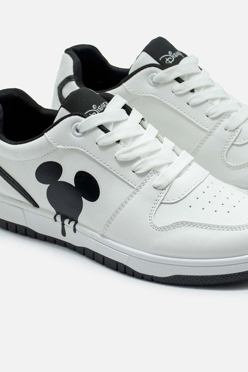 TENIS DE MICKEY MOUSE BLANCOS PARA MUJER
