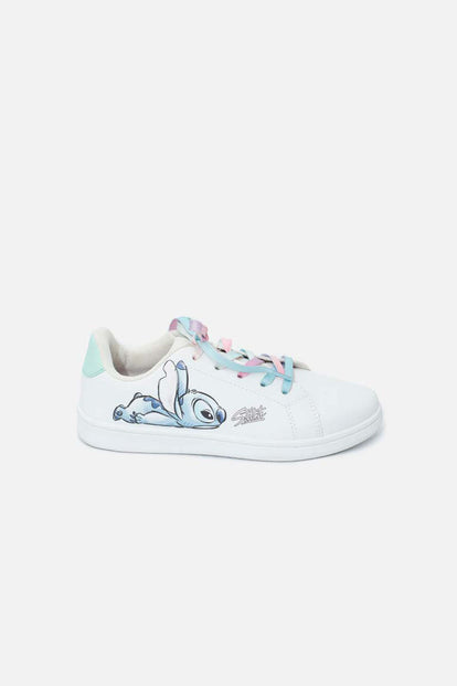 TENIS DE LILO Y STITCH BLANCOS PARA MUJER
