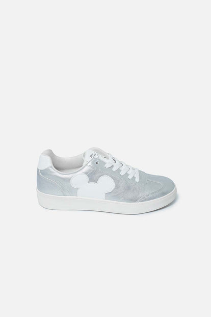  TENIS DE MICKEY MOUSE PLATEADOS PARA MUJER